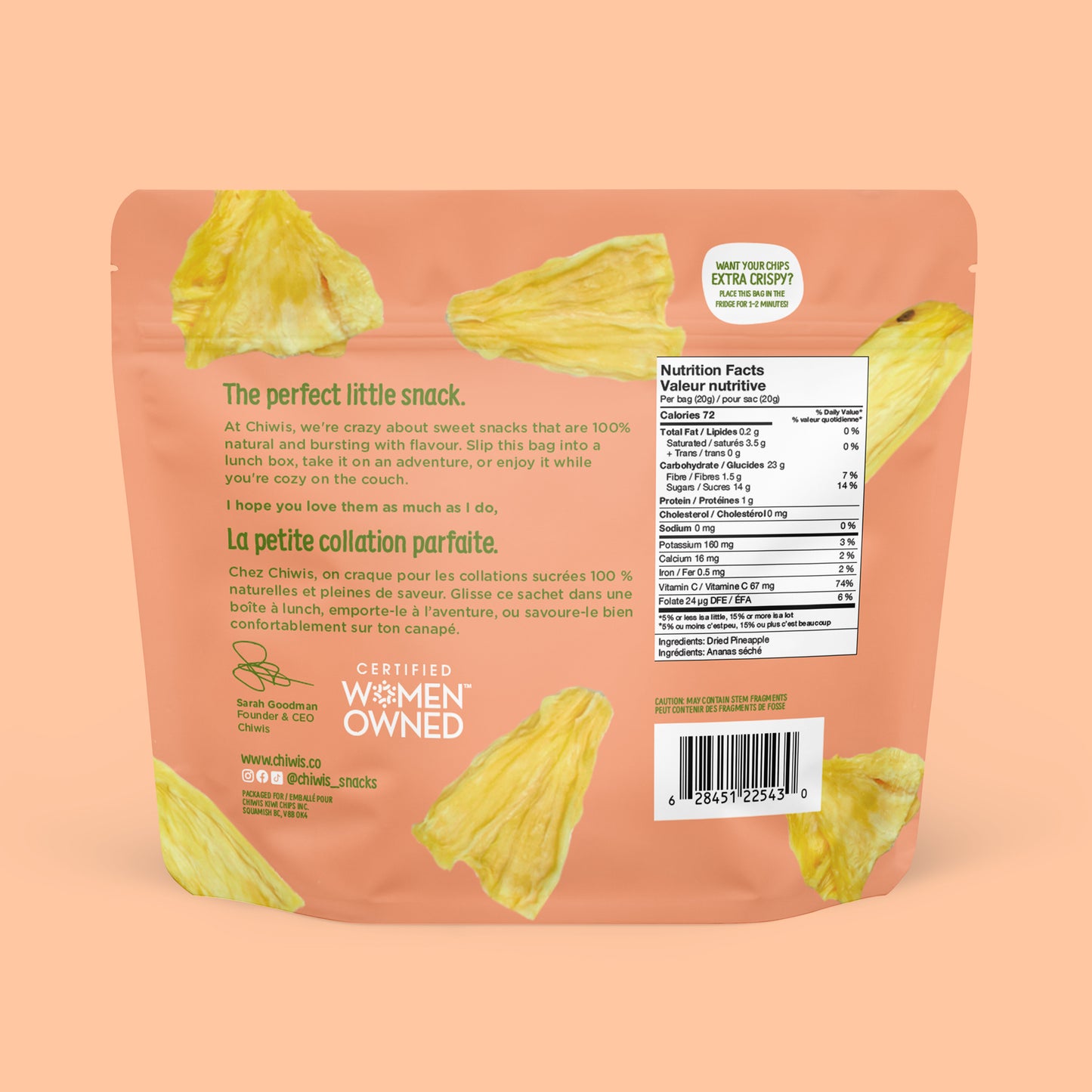 Chips d'ananas