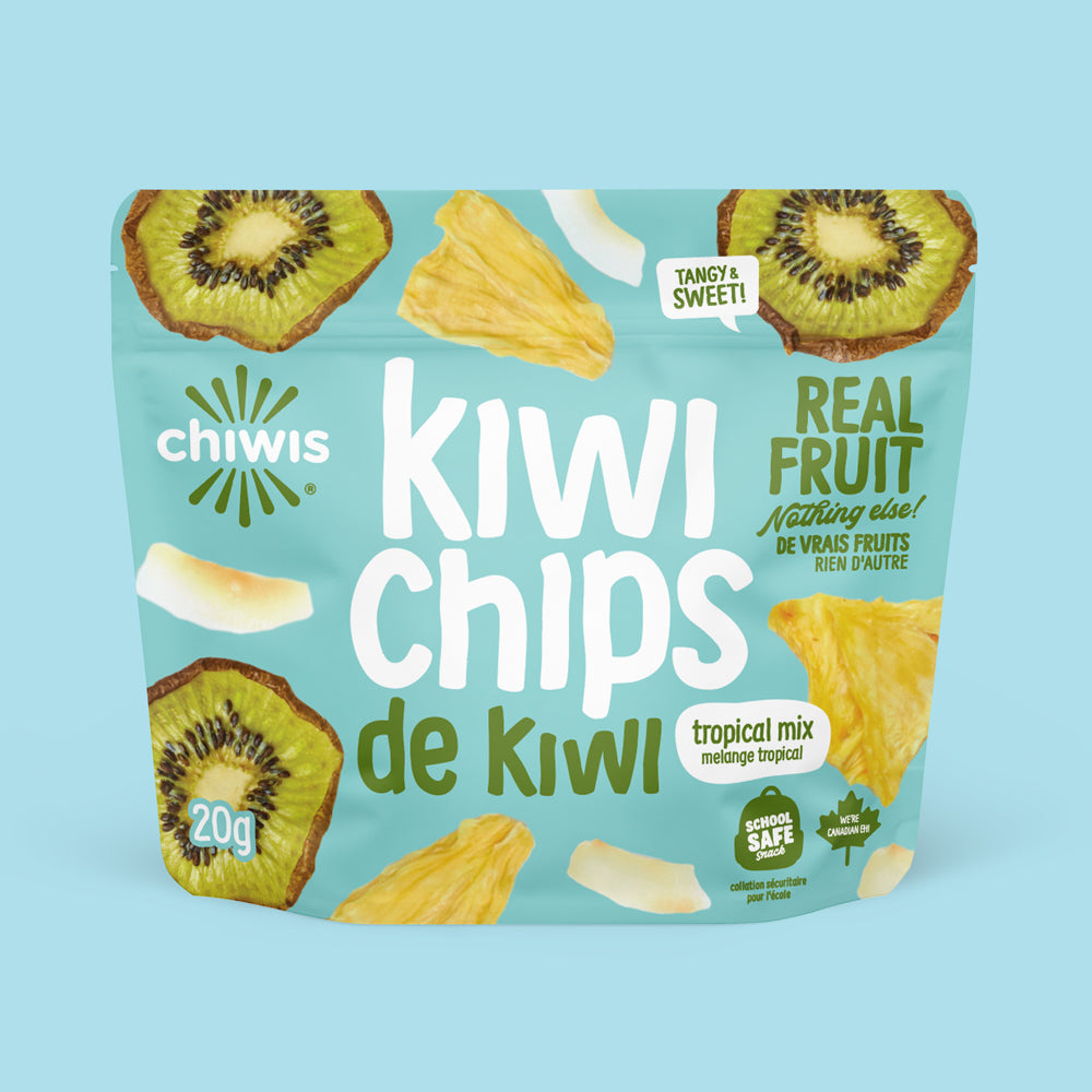 Tropical Chips - Made with Kiwis, Coconut, and Pineapple – Chiwis